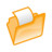 Folder yellow open Icon